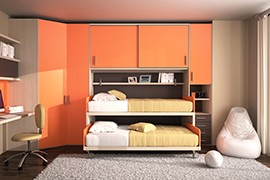 Caremi chambres sdb avec lits superposés mini-